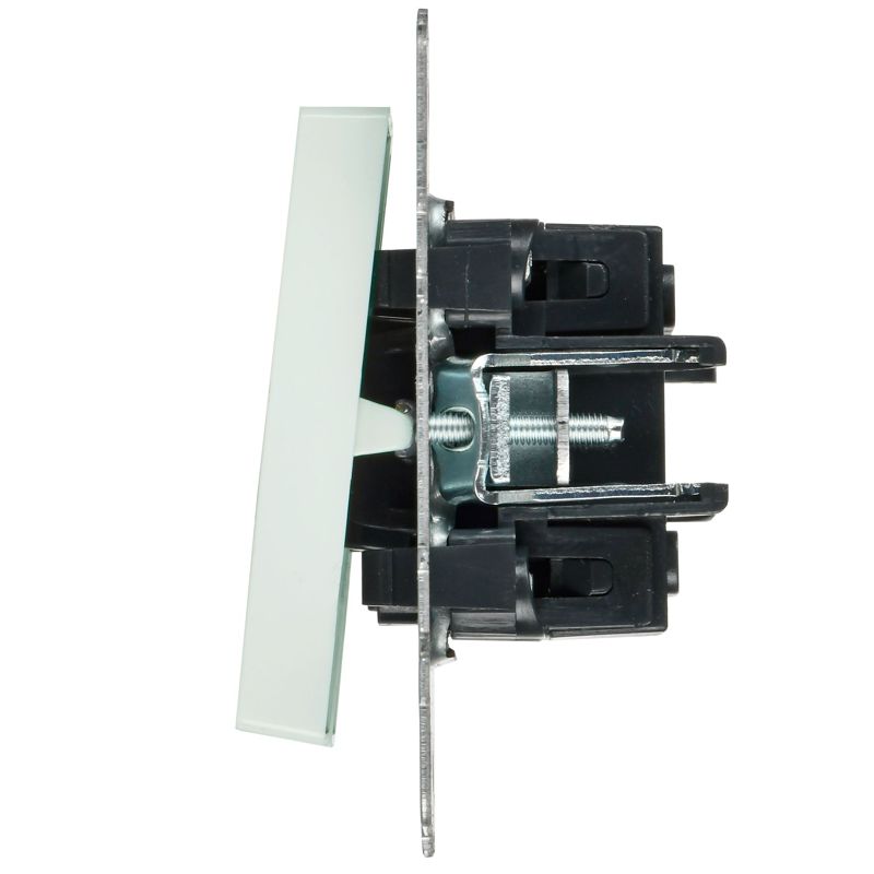 BRITE Выключатель 2-клавишный с индикацией для отелей 10А ВС10-2-9-БрЖ жемчуг IEK