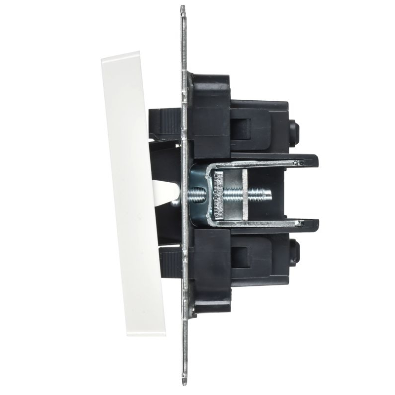 BRITE Выключатель 2-клавишный перекрестный 10А ВС10-2-3-БрБ белый IEK