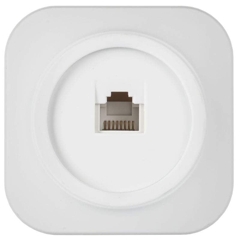 GLORY Розетка для открытой установки компьютерная RJ45 кат.5E РК10-ХБм белый матовый IEK