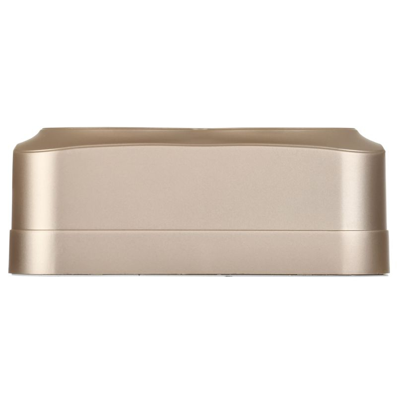 GLORY Розетка 2-местная для открытой установки с заземлением без защитных шторок 16А РС22-3-ХШм шампань матовый IEK