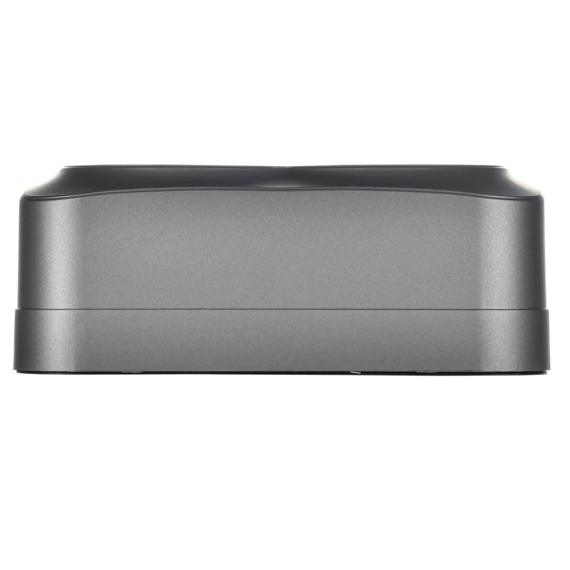 GLORY Розетка 2-местная для открытой установки с заземлением с защитными шторками 16А РСш22-3-ХСм сталь матовый IEK