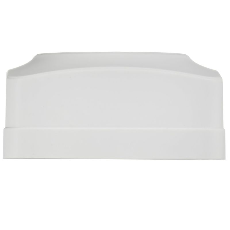 GLORY Розетка 3-местная для открытой установки без заземления без защитных шторок 10А РС23-2-ХБм белый матовый IEK