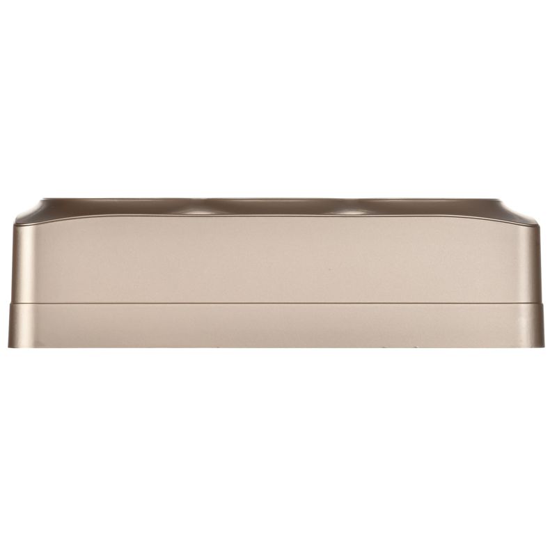 GLORY Розетка 3-местная для открытой установки с заземлением без защитных шторок 16А РС23-3-ХШм шампань матовый IEK