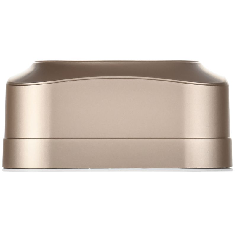 GLORY Розетка 4-местная для открытой установки без заземления без защитных шторок 10А РС24-2-ХШм шампань матовый IEK