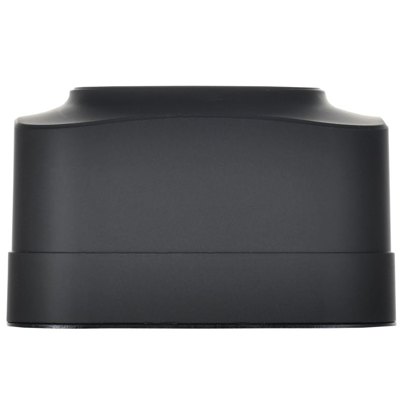 GLORY Розетка 4-местная для открытой установки с заземлением без защитных шторок 16А РС24-3-ХЧм черный матовый IEK