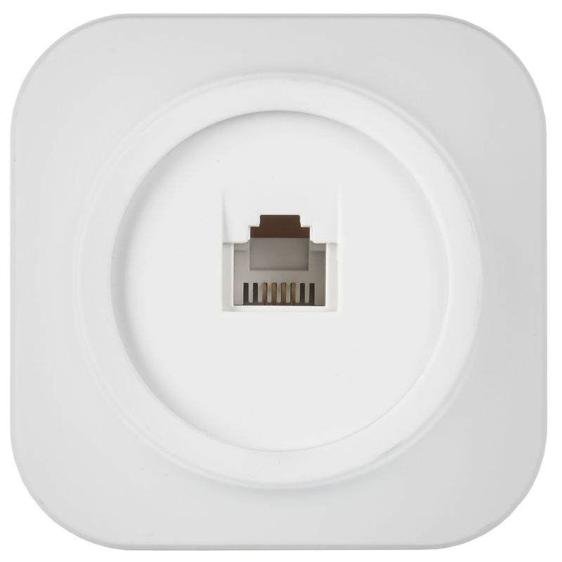 GLORY Розетка для открытой установки телефонная RJ11 РТ20-ХБм белый матовый IEK