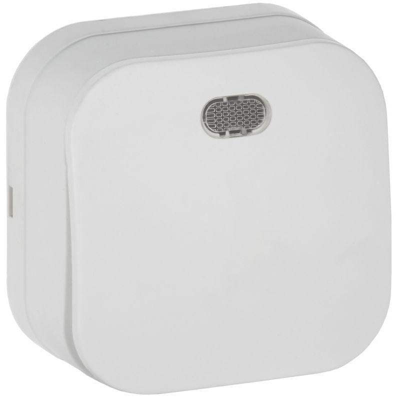 GLORY Выключатель 1-клавишный для открытой установки с индикацией 10А ВС20-1-1-ХБм белый матовый IEK