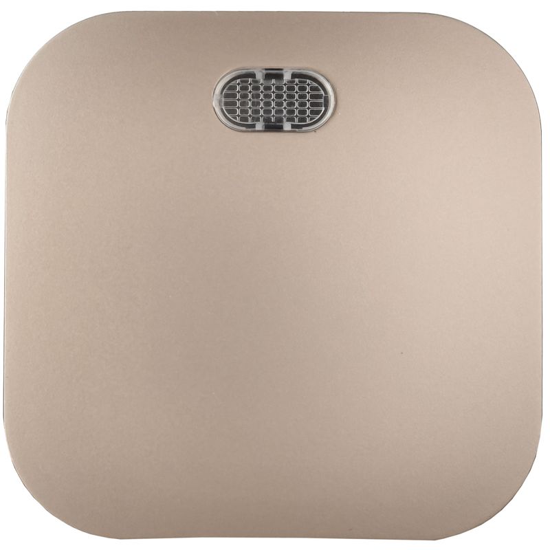 GLORY Выключатель 1-клавишный для открытой установки с индикацией 10А ВС20-1-1-ХШм шампань матовый IEK