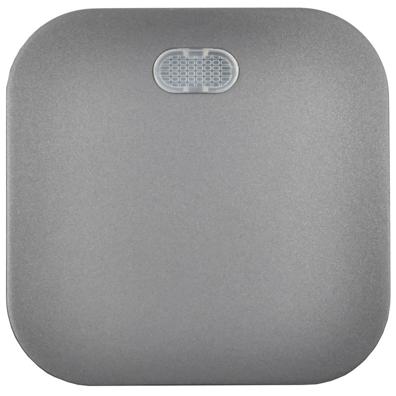 GLORY Выключатель 1-клавишный для открытой установки с индикацией 10А ВС20-1-1-ХСм сталь матовый IEK