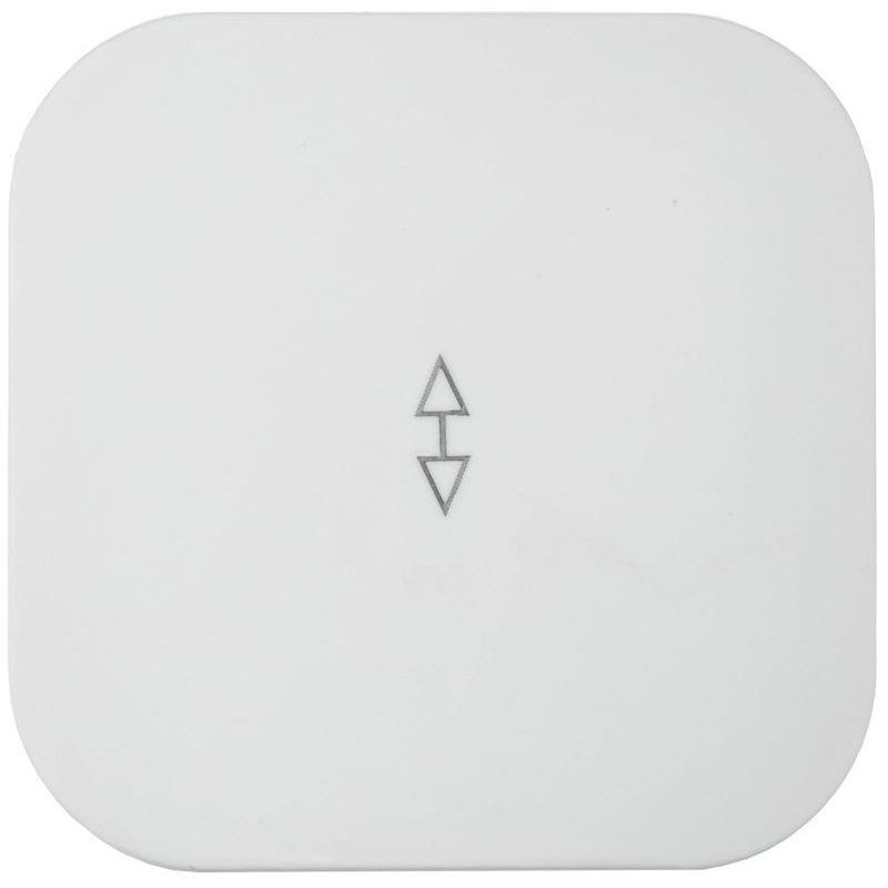 GLORY Выключатель 1-клавишный для открытой установки проходной 10А ВСп10-1-0-ХБм белый матовый IEK