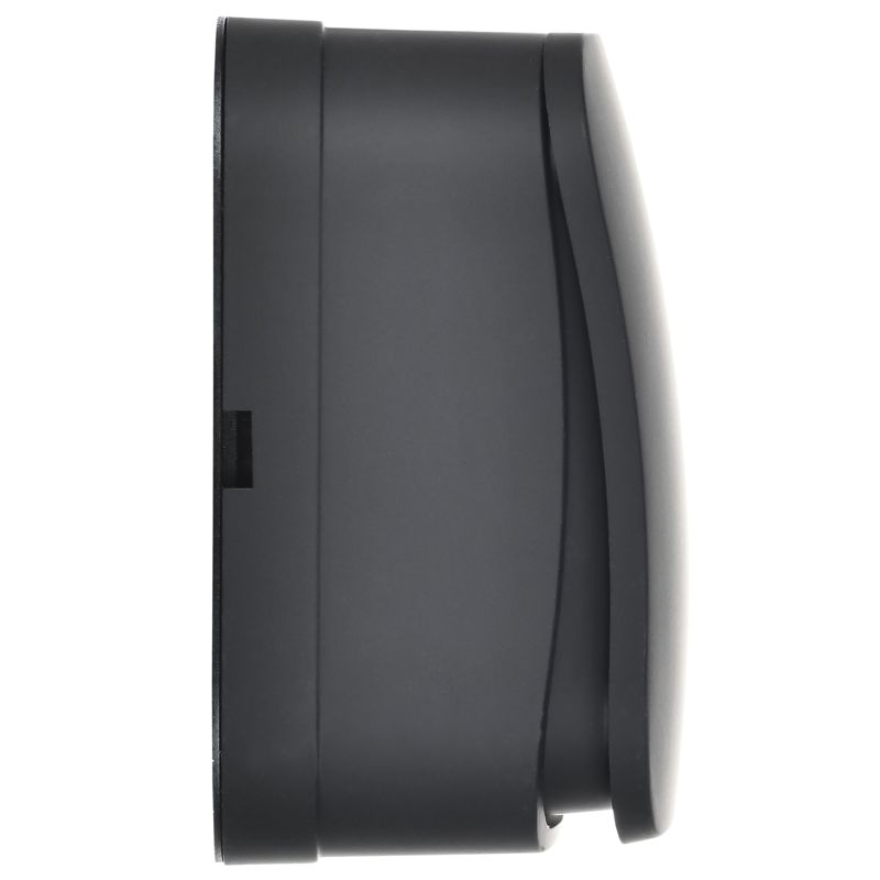 GLORY Выключатель 1-клавишный для открытой установки проходной 10А ВСп10-1-0-ХЧм черный матовый IEK