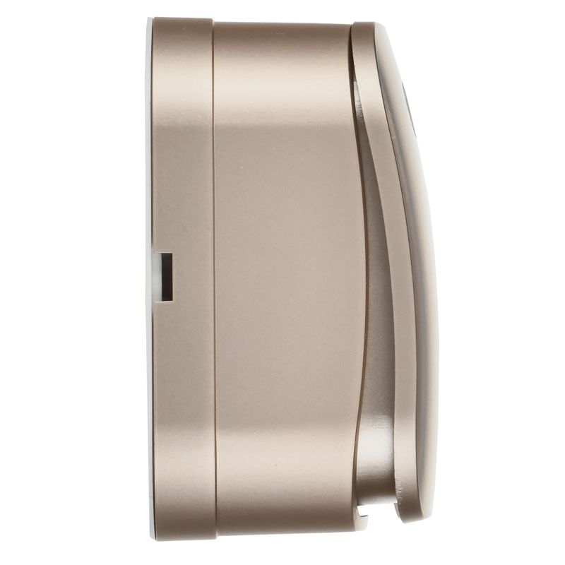 GLORY Выключатель 1-клавишный для открытой установки проходной 10А ВСп10-1-0-ХШм шампань матовый IEK