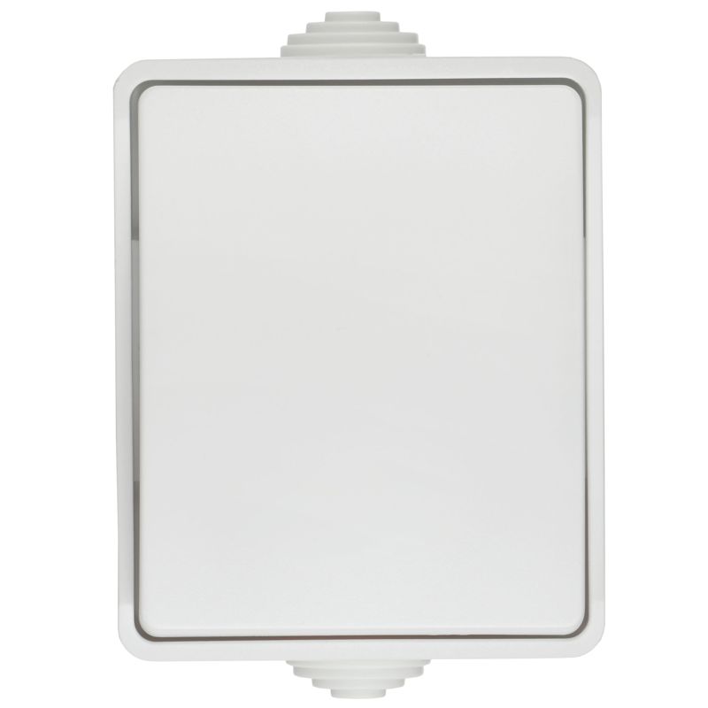 FORS Выключатель 1-клавишный проходной для открытой установки 10А IP54 ВС20-1-0-ФБ белый IEK