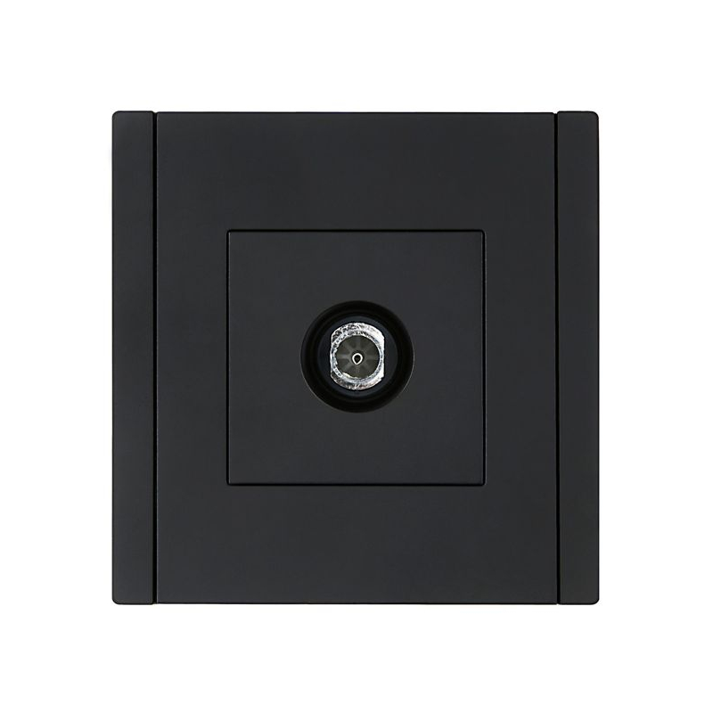 FORTE&PIANO Розетка TV оконечная FP128 черный IEK