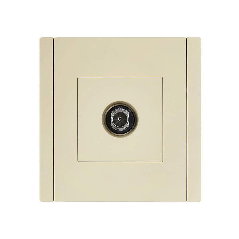 FORTE&PIANO Розетка TV оконечная FP428 ваниль IEK