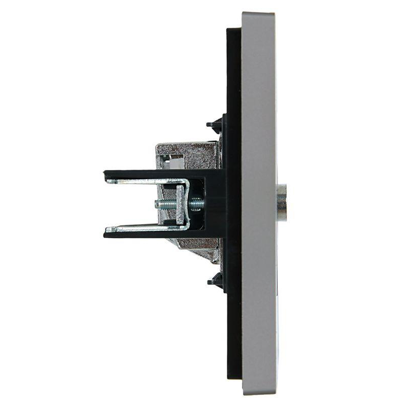 FORTE&PIANO Розетка TV оконечная FP528 сталь IEK