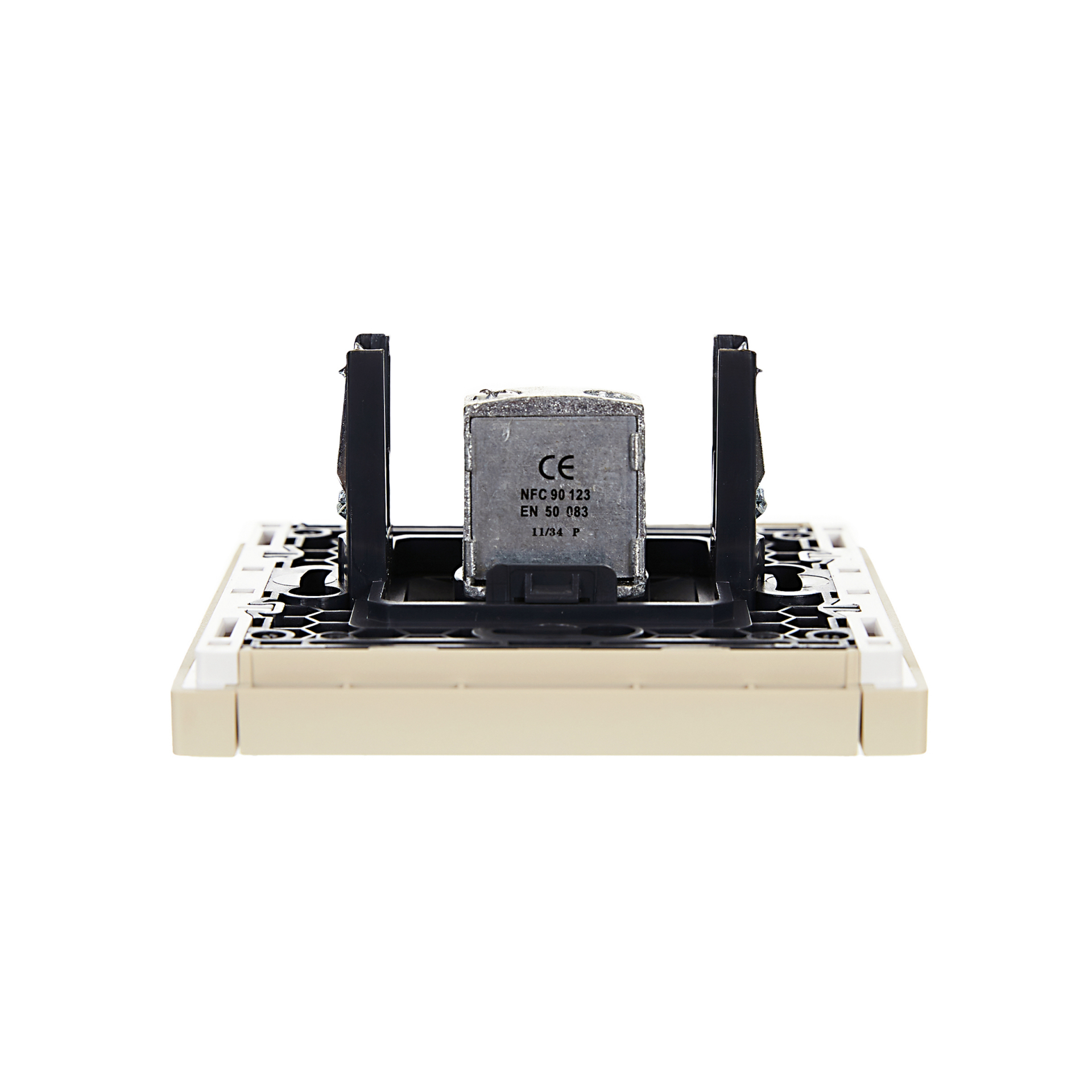 FORTE&PIANO Розетка TV проходная FP429 ваниль IEK