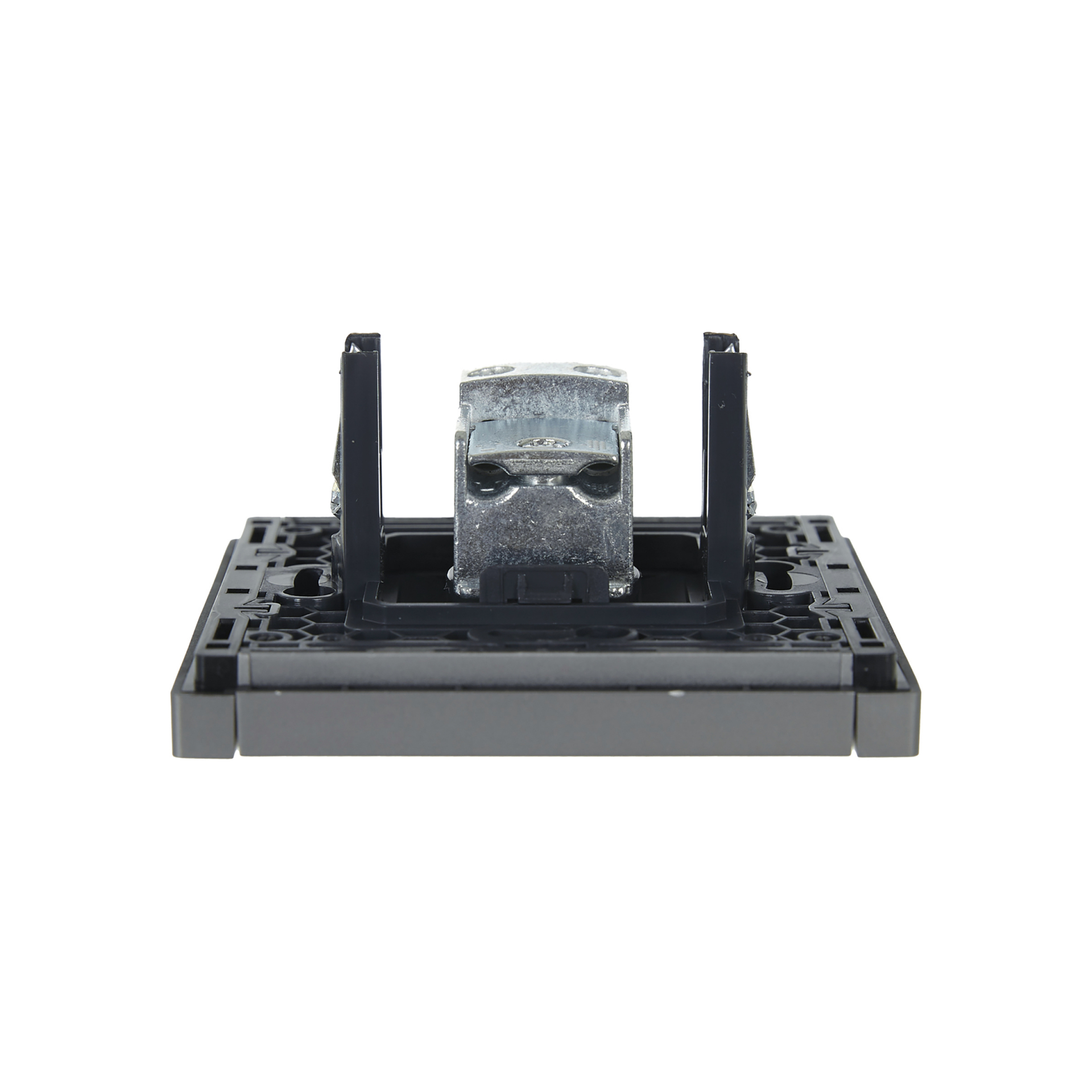 FORTE&PIANO Розетка TV проходная FP529 сталь IEK