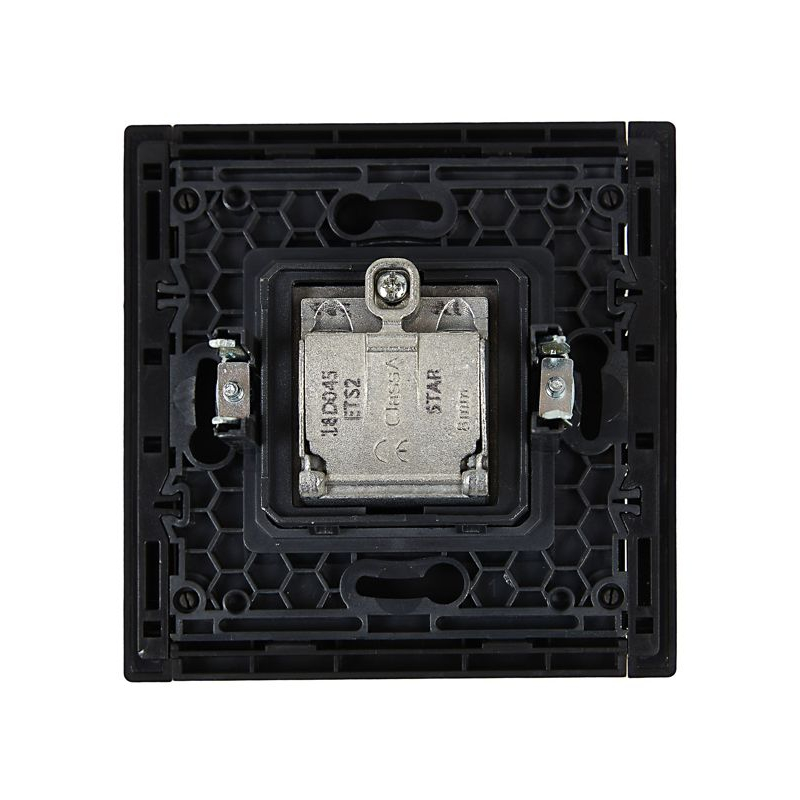 FORTE&PIANO Розетка двойная TV+SAT FP138 черный IEK