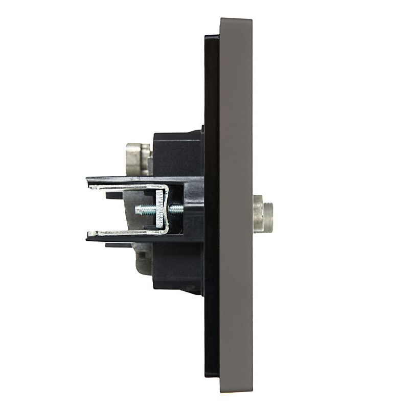 FORTE&PIANO Розетка двойная TV+SAT FP338 серый IEK