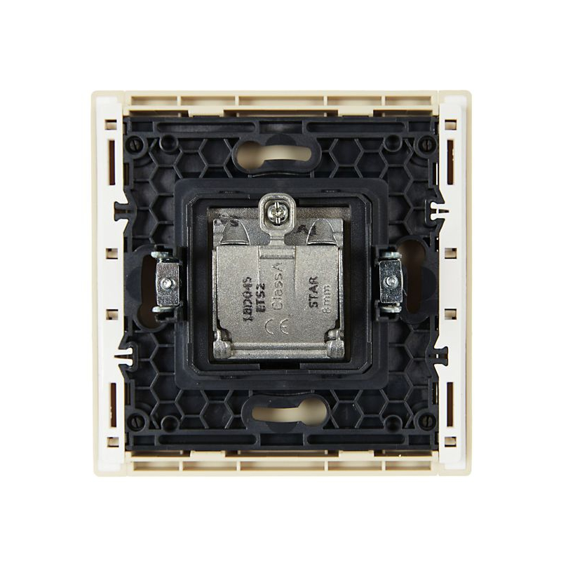 FORTE&PIANO Розетка двойная TV+SAT FP438 ваниль IEK