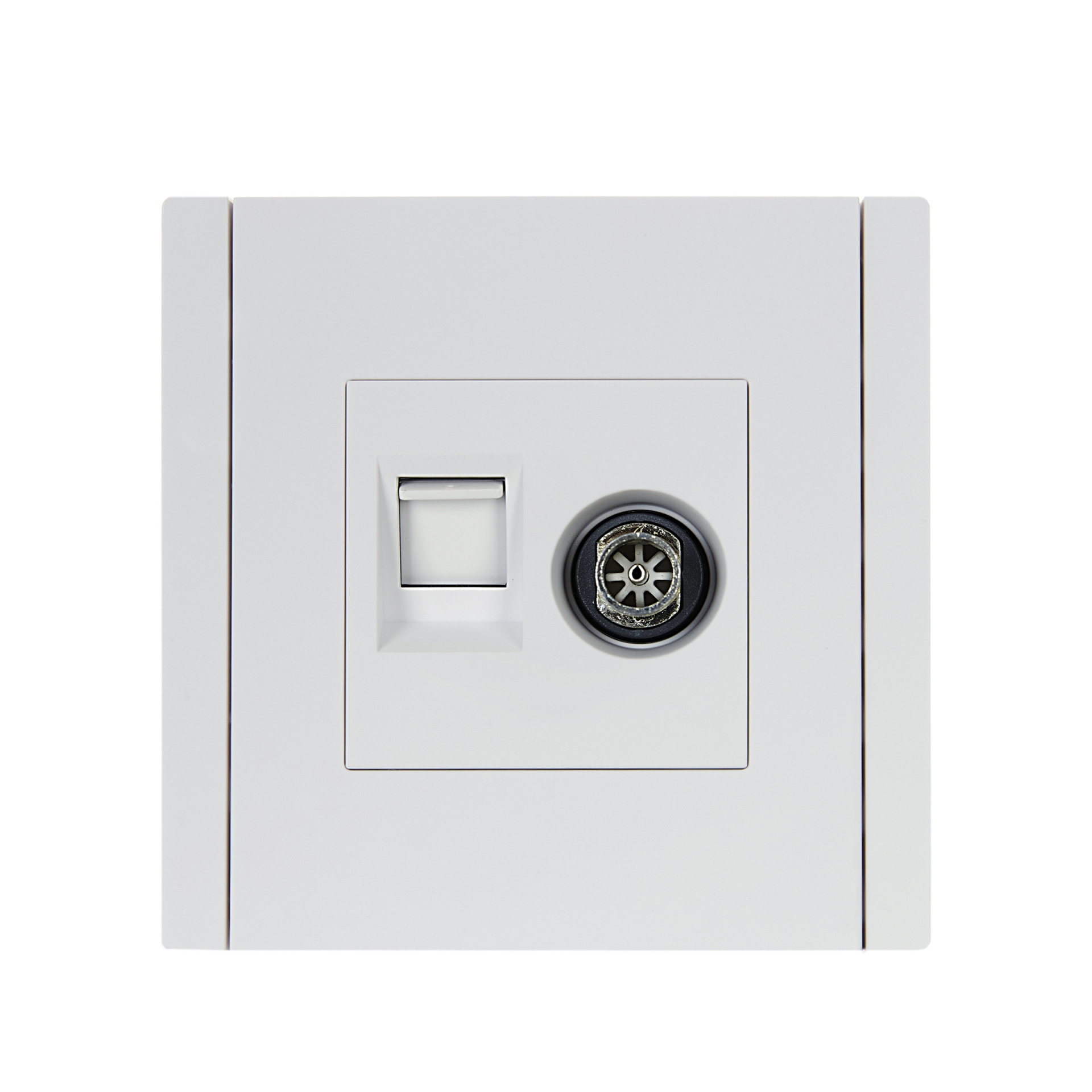 FORTE&PIANO Розетка двойная TV+RJ45 кат.5E FP236 белый IEK