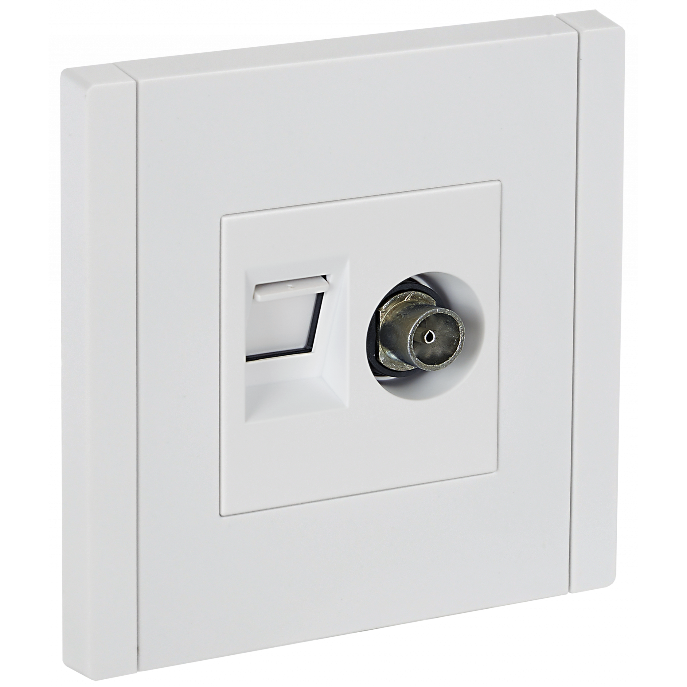 FORTE&PIANO Розетка двойная TV+RJ45 кат.6 FP237 белый IEK