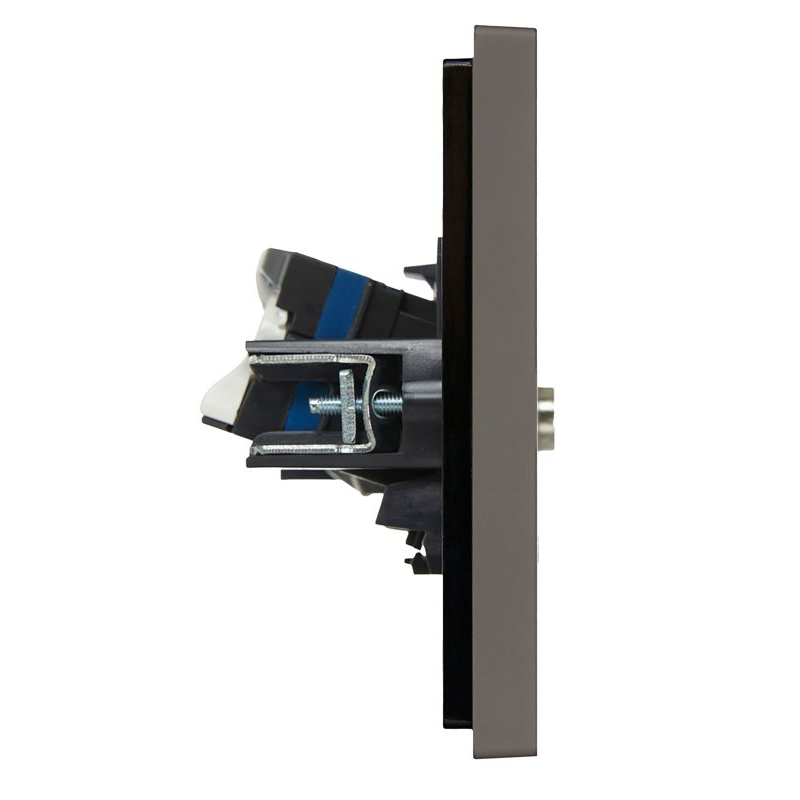 FORTE&PIANO Розетка двойная TV+RJ45 кат.6 FP337 серый IEK