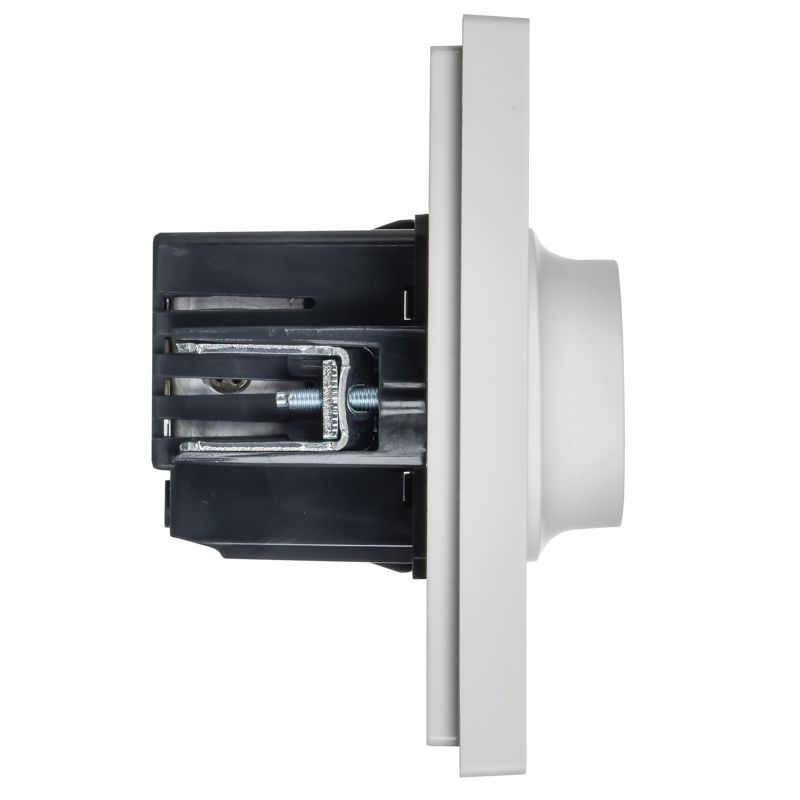 FORTE&PIANO Светорегулятор поворотно-нажимной 600Вт FP254 белый IEK