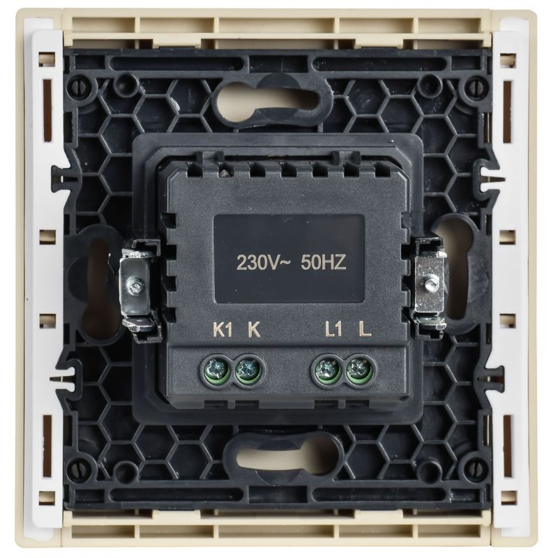 FORTE&PIANO Светорегулятор поворотно-нажимной 600Вт FP454 ваниль IEK