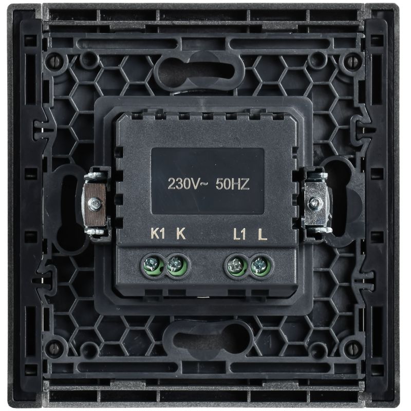 FORTE&PIANO Светорегулятор поворотно-нажимной 600Вт FP554 сталь IEK