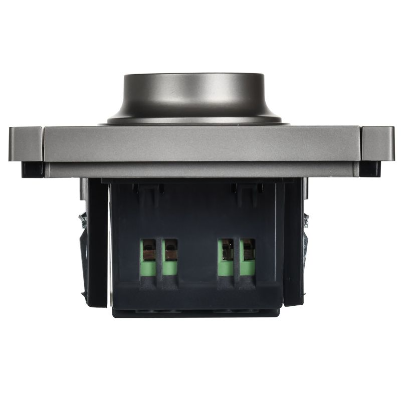 FORTE&PIANO Светорегулятор поворотно-нажимной 600Вт FP554 сталь IEK