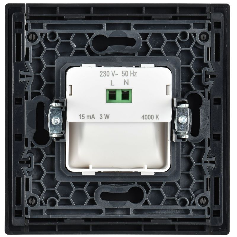 FORTE&PIANO Подсветка LED встраиваемая FP157 черный IEK