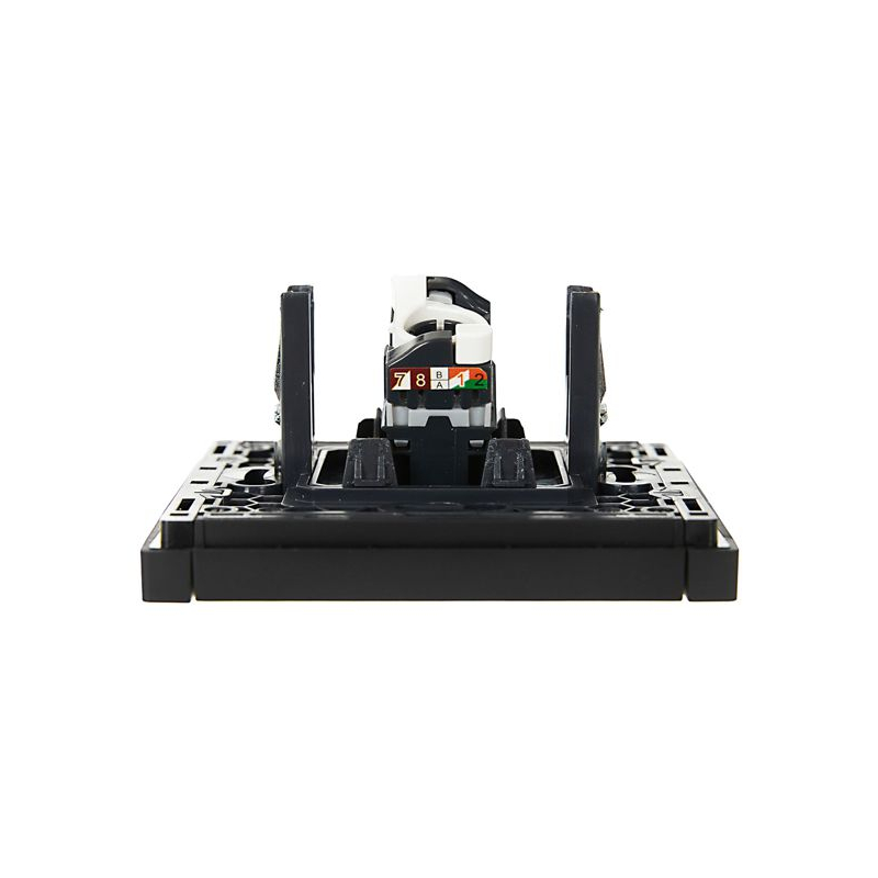 FORTE&PIANO Розетка компьютерная RJ45 кат.5E FP132 черный IEK