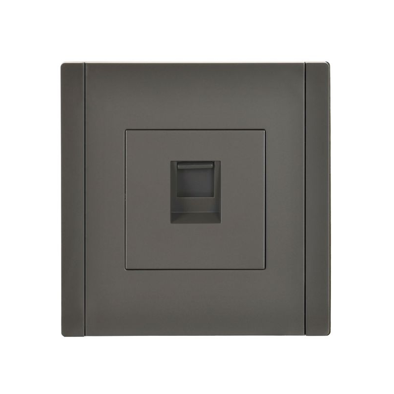 FORTE&PIANO Розетка компьютерная RJ45 кат.5E FP332 серый IEK