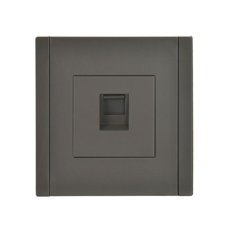 FORTE&PIANO Розетка компьютерная RJ45 кат.6 FP331 серый IEK