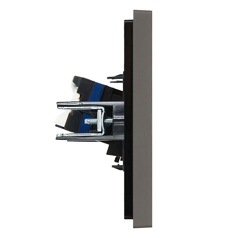 FORTE&PIANO Розетка компьютерная RJ45 кат.6 FP331 серый IEK