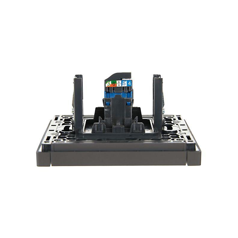 FORTE&PIANO Розетка компьютерная RJ45 кат.6 FP331 серый IEK