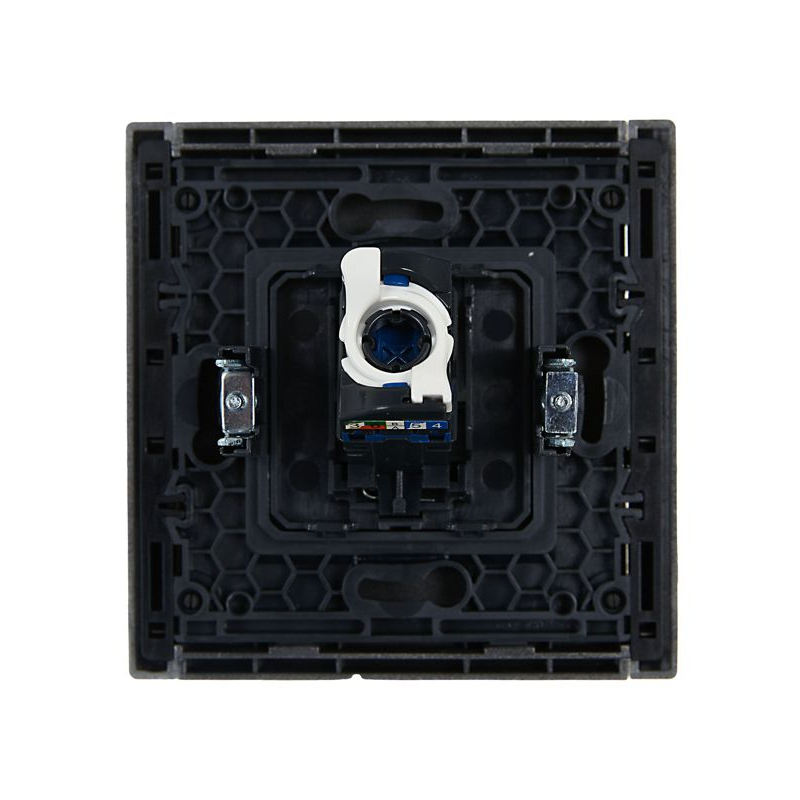 FORTE&PIANO Розетка компьютерная RJ45 кат.6 FP531 сталь IEK