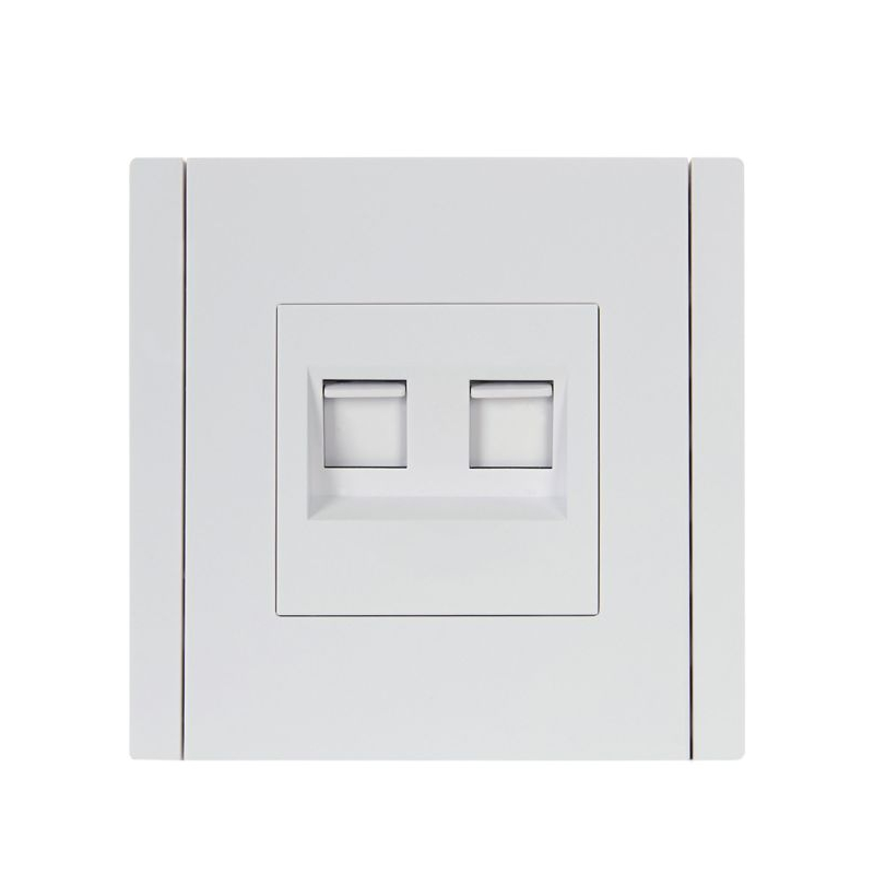 FORTE&PIANO Розетка компьютерная двойная RJ45 кат.5E FP233 белый IEK