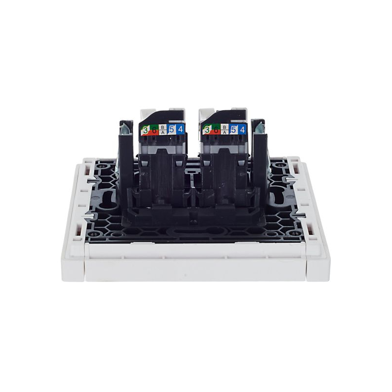 FORTE&PIANO Розетка компьютерная двойная RJ45 кат.5E FP233 белый IEK