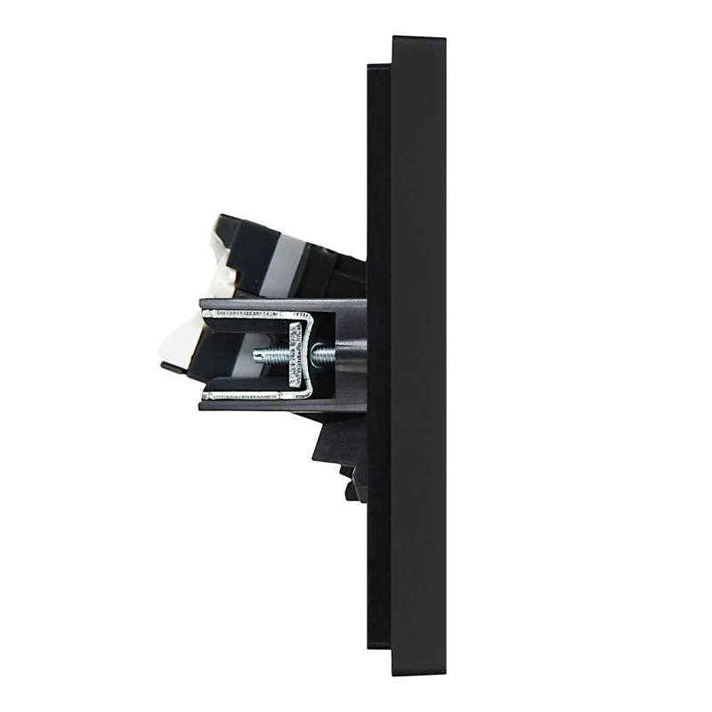 FORTE&PIANO Розетка компьютерная двойная RJ45 кат.5E FP133 черный IEK