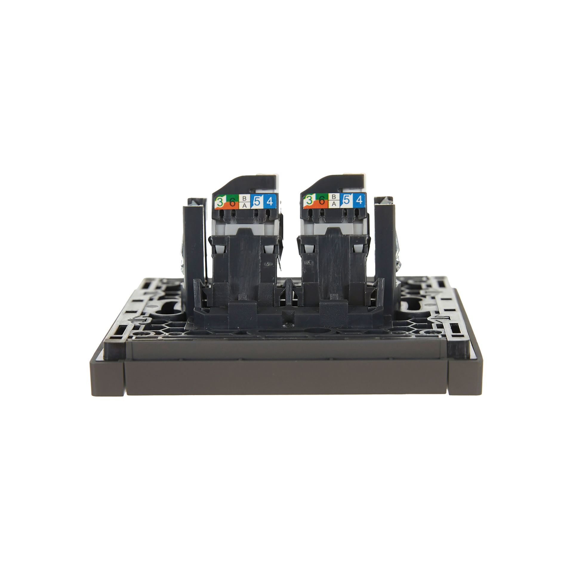 FORTE&PIANO Розетка компьютерная двойная RJ45 кат.5E FP333 серый IEK