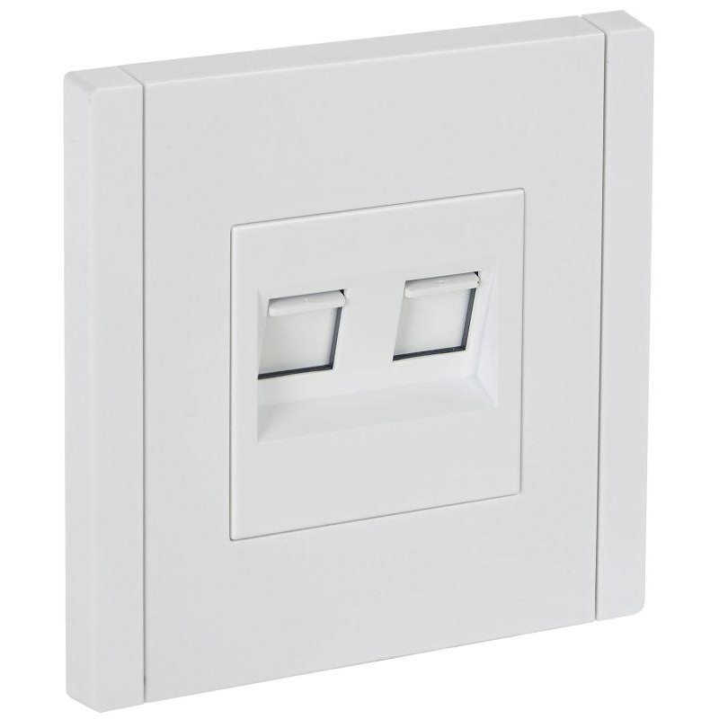 FORTE&PIANO Розетка компьютерная двойная RJ45 кат.6 FP234 белый IEK