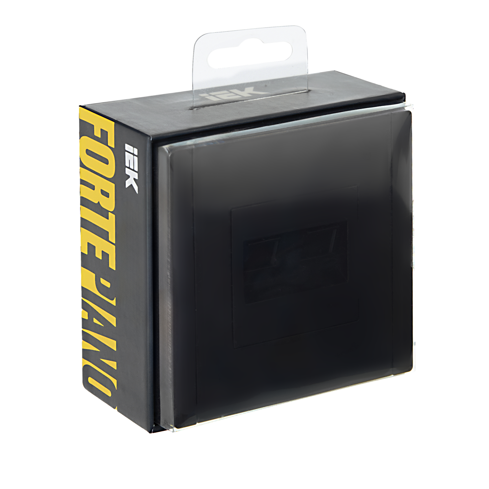 FORTE&PIANO Розетка компьютерная двойная RJ45 кат.6 FP134 черный IEK