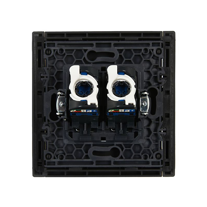 FORTE&PIANO Розетка компьютерная двойная RJ45 кат.6 FP334 серый IEK