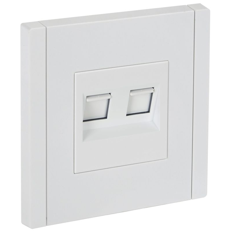 FORTE&PIANO Розетка двойная RJ11+RJ45 кат.5E FP235 белый IEK
