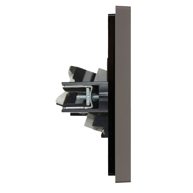 FORTE&PIANO Розетка двойная RJ11+RJ45 кат.5E FP335 серый IEK