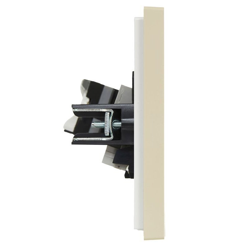 FORTE&PIANO Розетка двойная RJ11+RJ45 кат.5E FP435 ваниль IEK