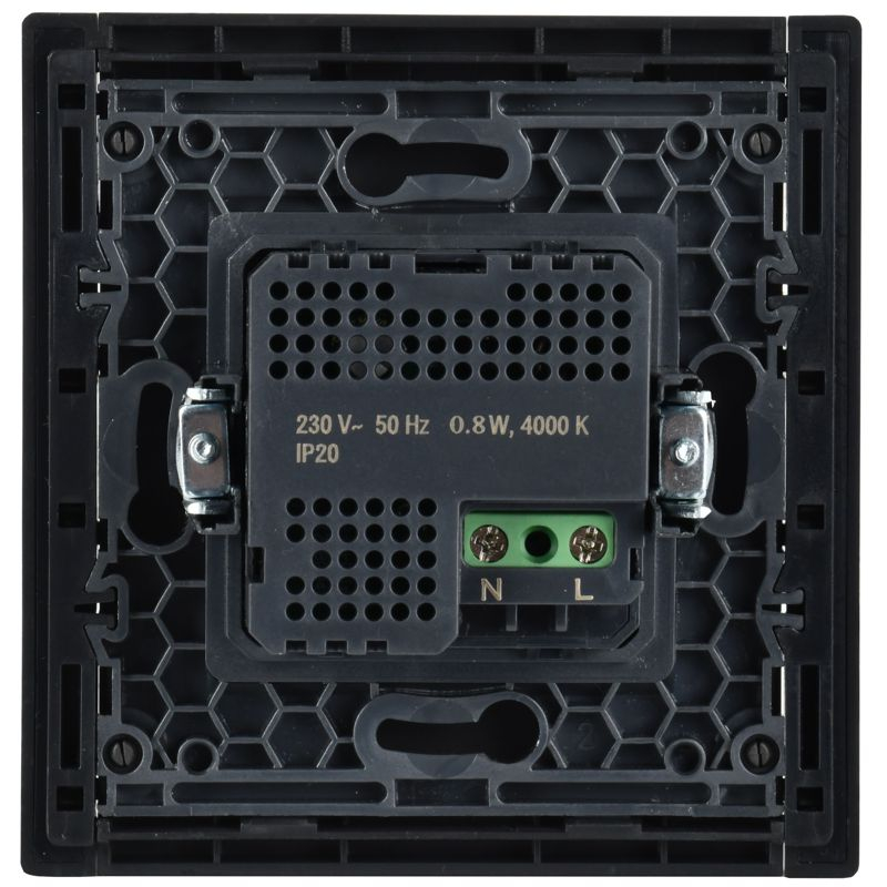 FORTE&PIANO Подсветка LED встраиваемая с датчиком движения FP156 черный IEK